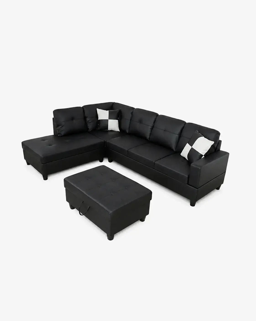 Sectionnel moderne Belmont - Noir