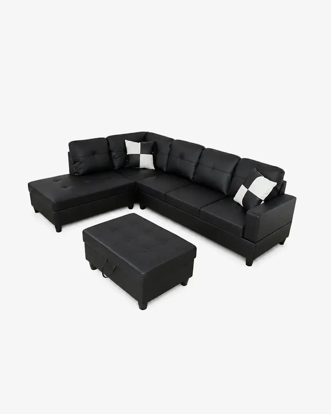 Sectionnel moderne Belmont - Noir