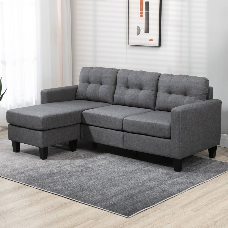 Sectionnel réversible Soori (gris)