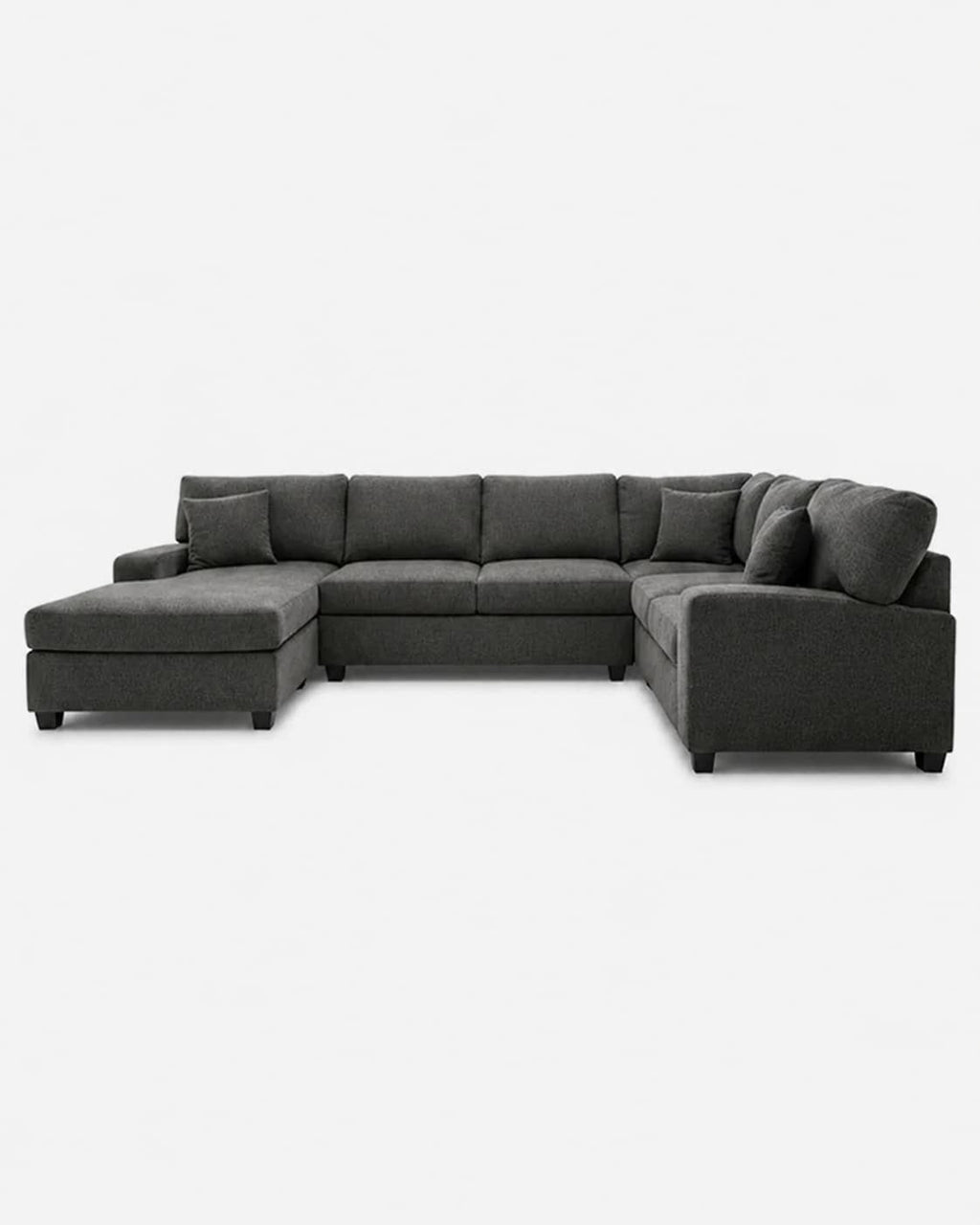 Sectionnel canapé-lit moderne Trenton (gris)